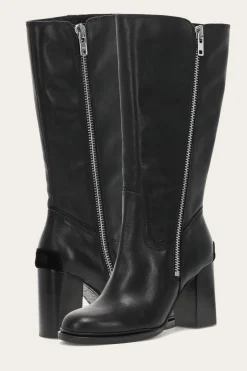 Fashion Frye Alex Heavy Zip Black