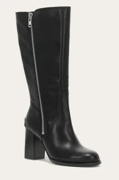 Fashion Frye Alex Heavy Zip Black