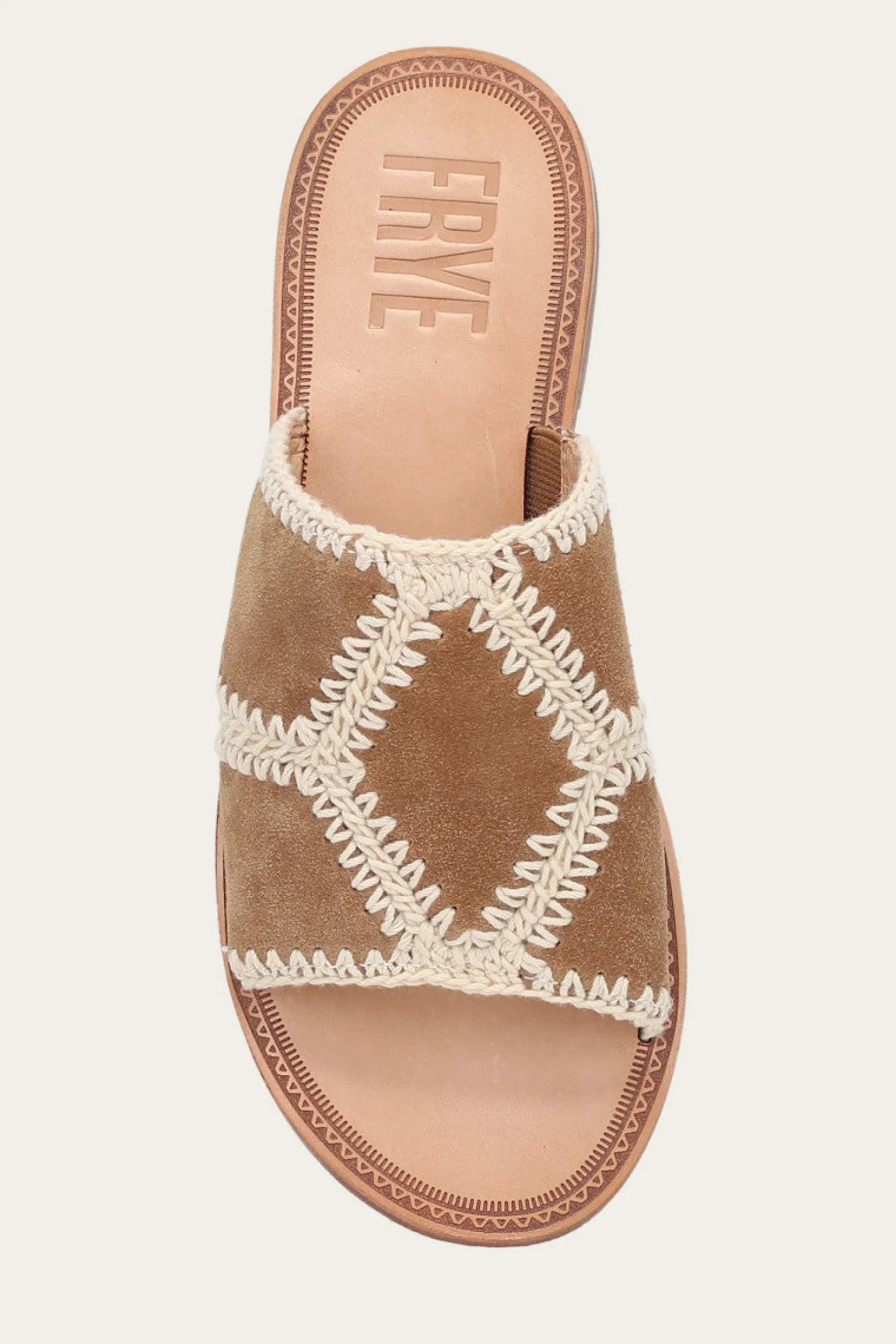 Online Frye Ava Crochet Slide