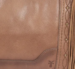 Shop Frye Ava Fringe Crossbody Cognac