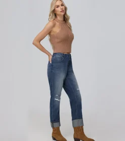 Shop Frye Cable Halter Sweater Brown