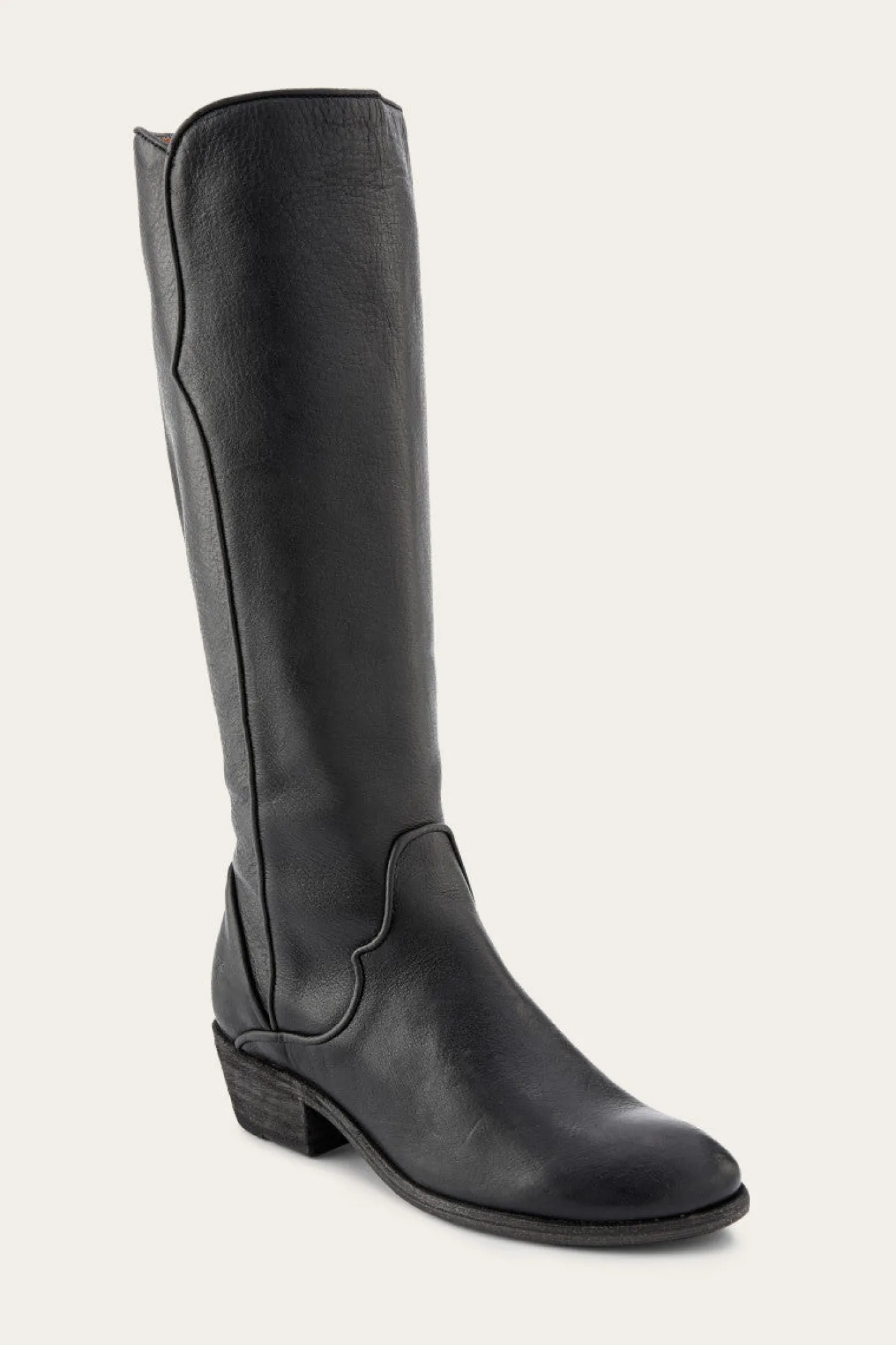 Clearance Frye Carson Piping Tall Wide Calf