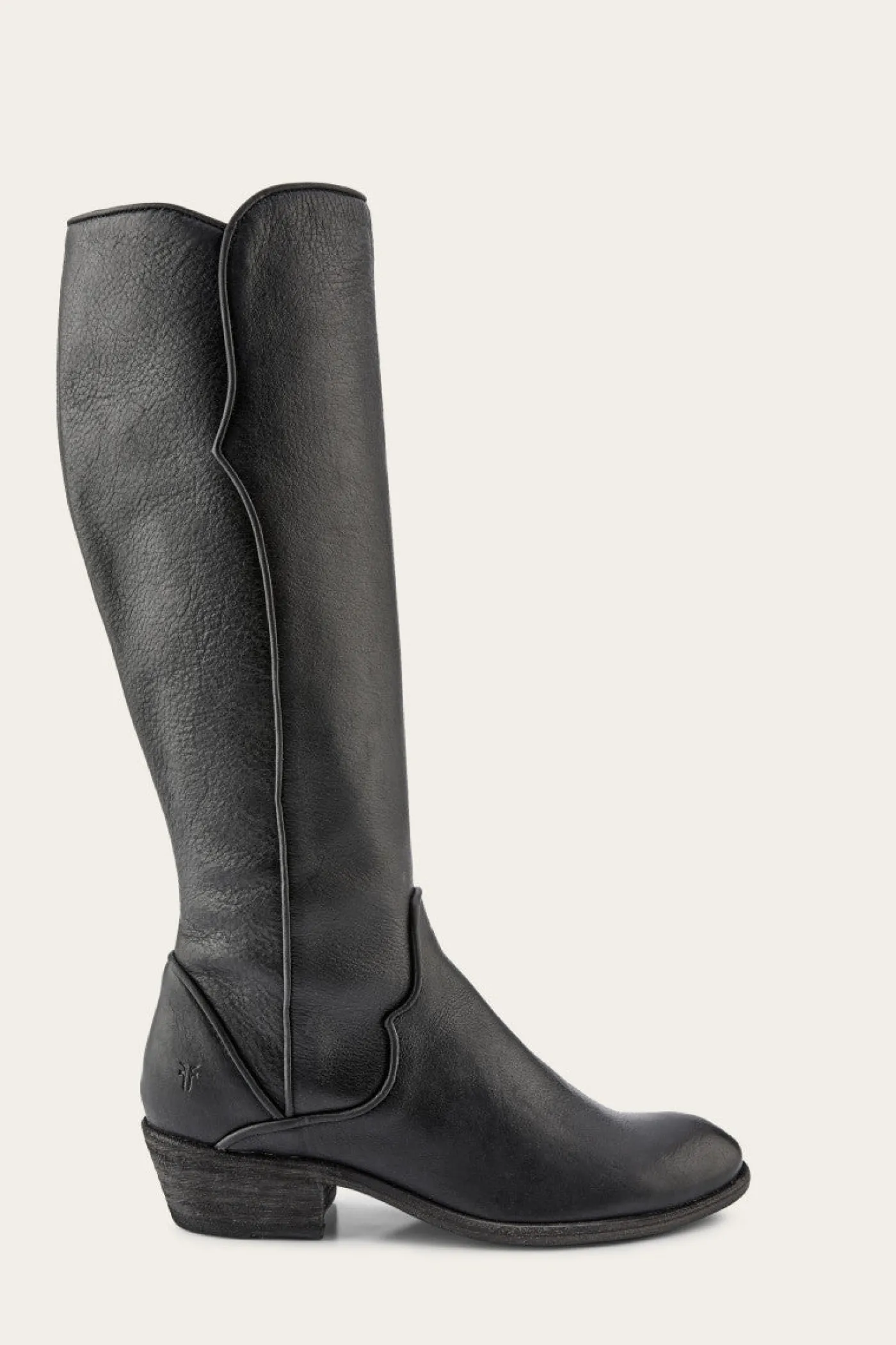 Clearance Frye Carson Piping Tall Wide Calf
