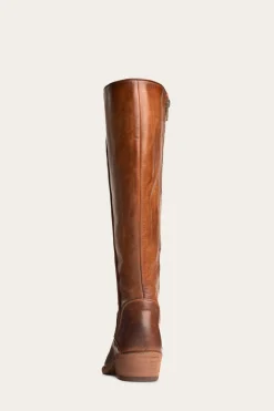 Clearance Frye Carson Piping Tall Wide Calf