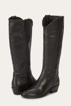 Flash Sale Frye Carson Pull On Wide Calf Black