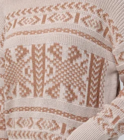 Store Frye Fairisle Crewneck Pullover Oatmeal Heather
