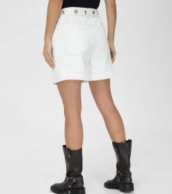 Best Frye High Waisted Belted Short Coconut Wash