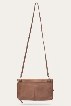 Shop Frye Jean Crossbody Clutch Cognac