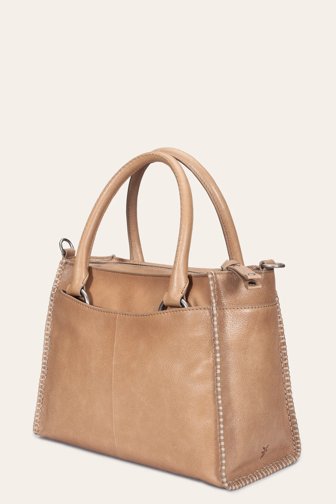 Hot Frye Joy Satchel BEIGE