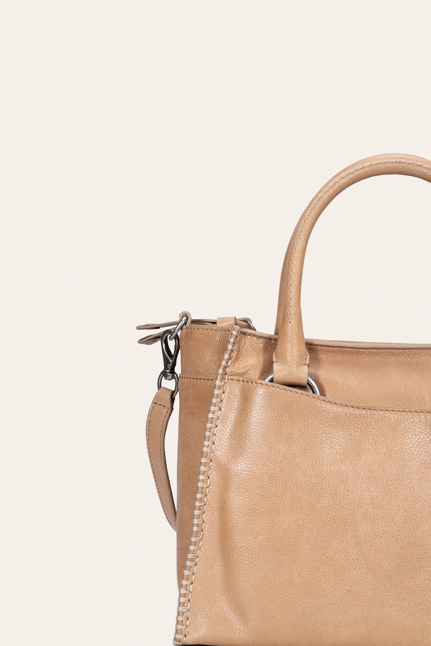 Hot Frye Joy Satchel BEIGE