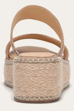 New Frye Joy Woodstock 2 Band Platform Slide