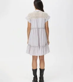 Flash Sale Frye Linen Striped Midi Dress Natural Sand Stripe