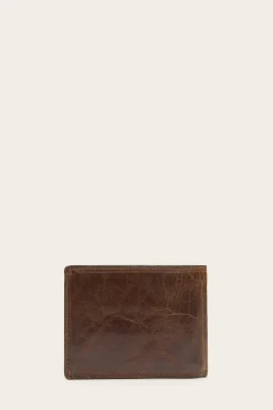 Outlet Frye Logan Slim Id Billfold Dark Brown