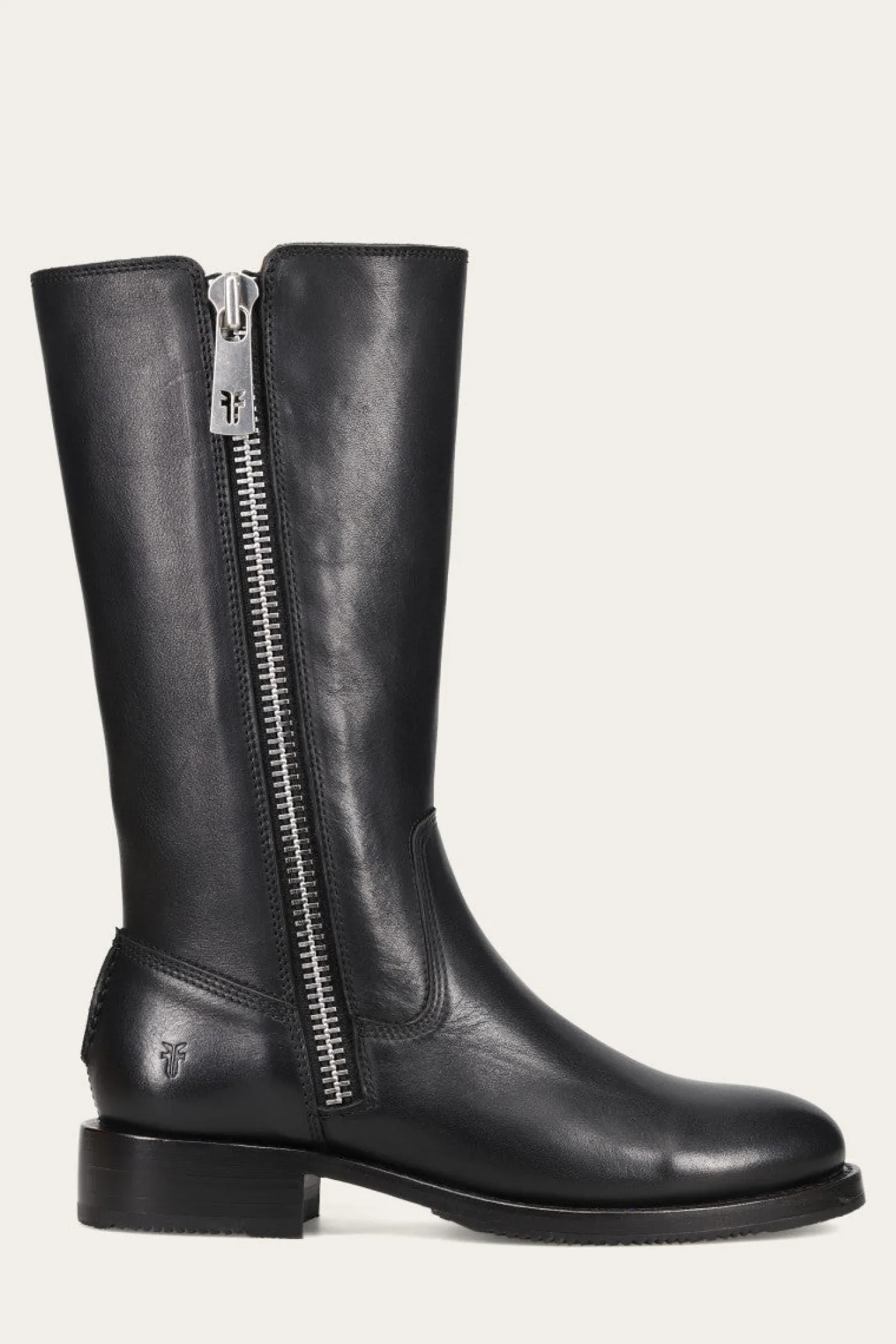 Discount Frye Madison Heavy Zip Tall Black