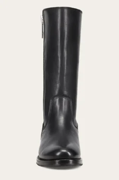 Discount Frye Madison Heavy Zip Tall Black