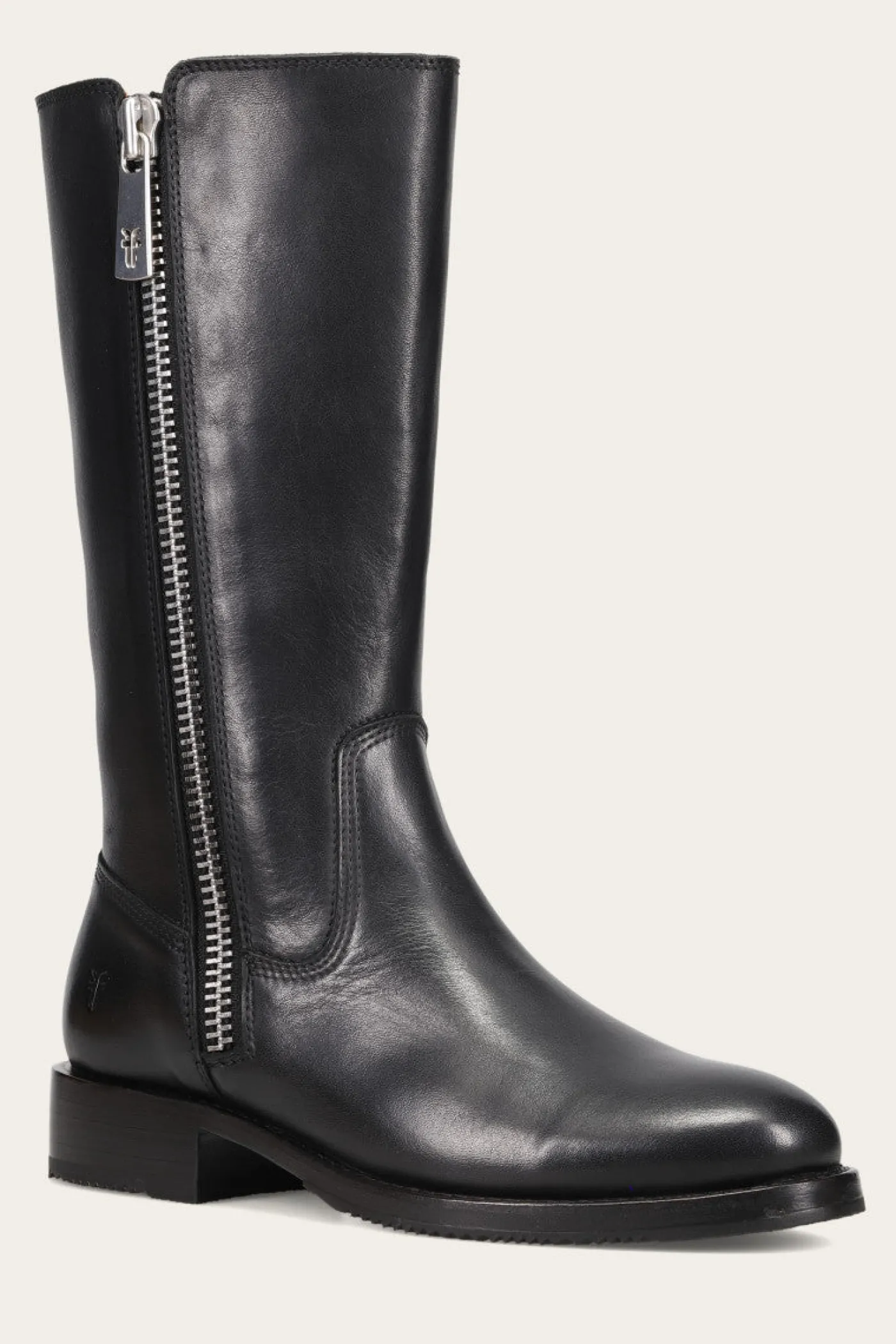 Discount Frye Madison Heavy Zip Tall Black