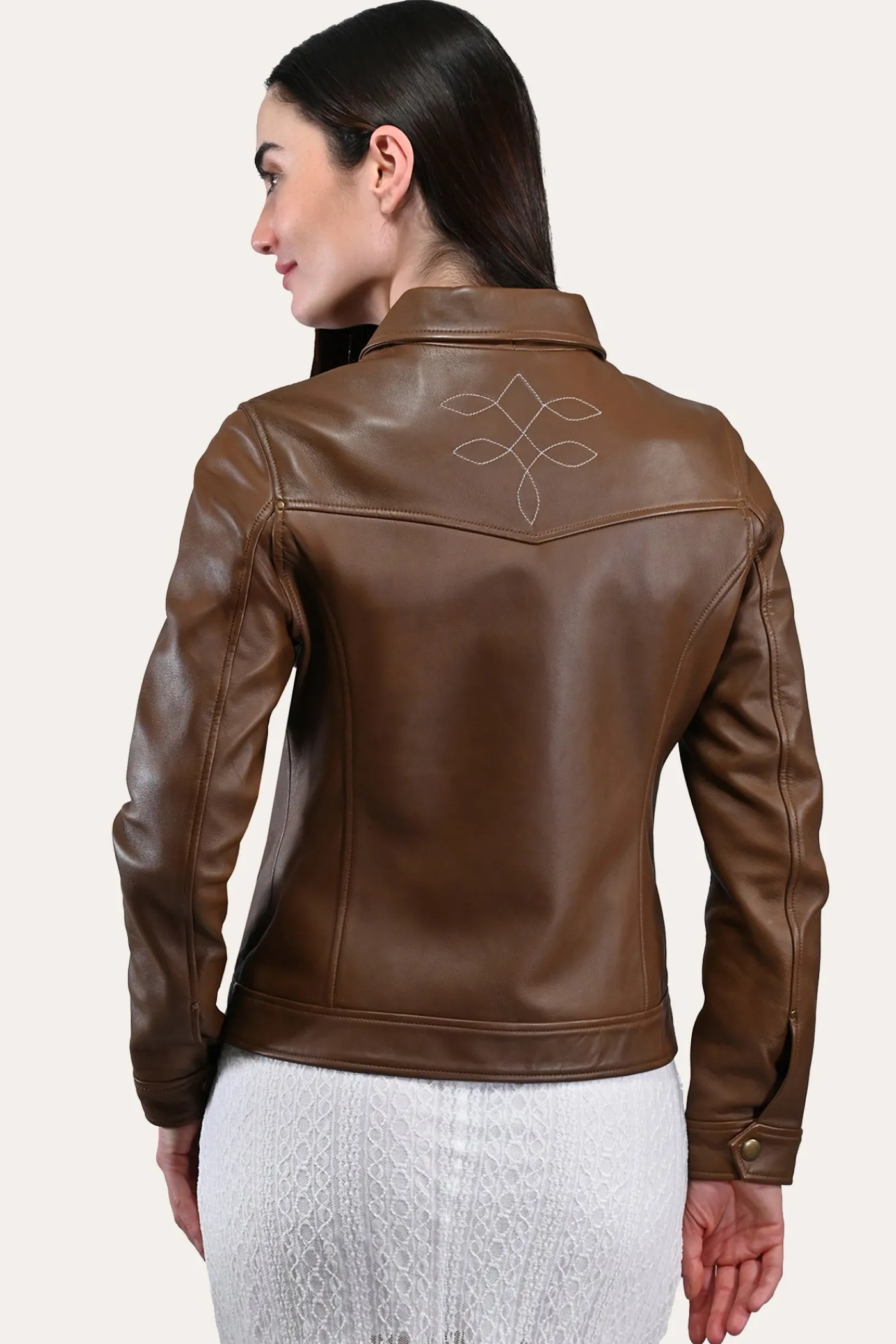 Shop Frye Trucker Jacket Medium Brown