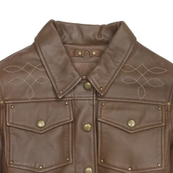 Shop Frye Trucker Jacket Medium Brown
