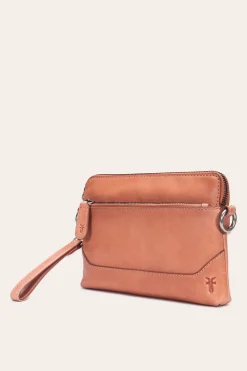 Flash Sale Frye Melissa Crossbody Wristlet APRICOT