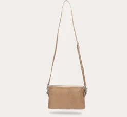 Outlet Frye Melissa Straw Crossbody Wristlet Beige