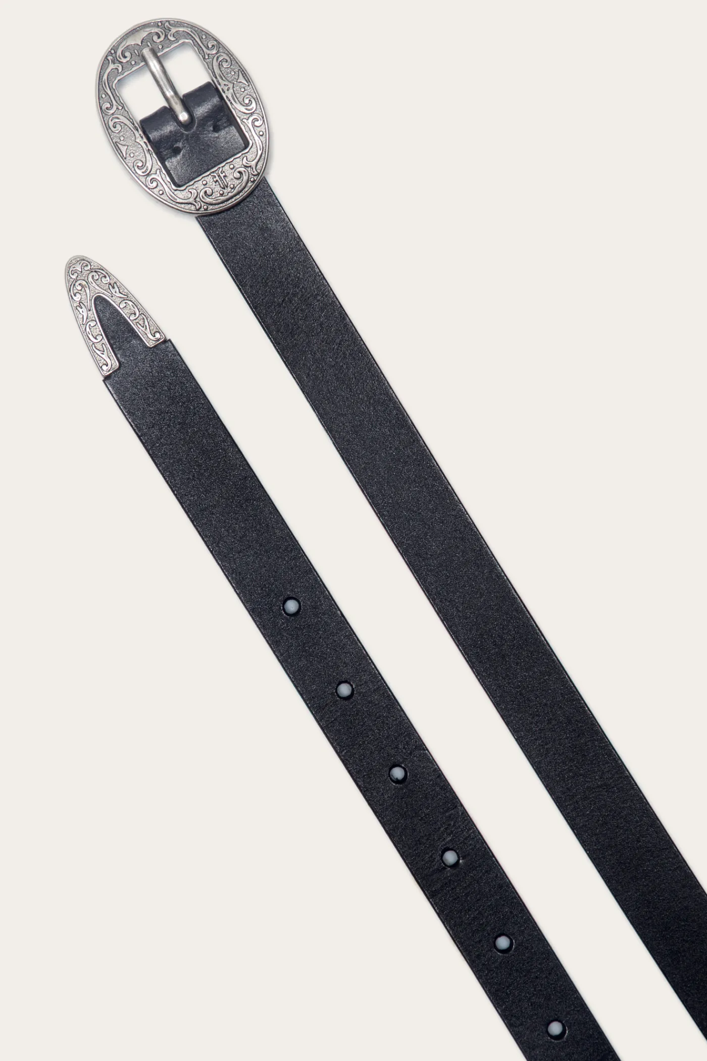 Clearance Frye 21mm Logo Western Center Bar Belt