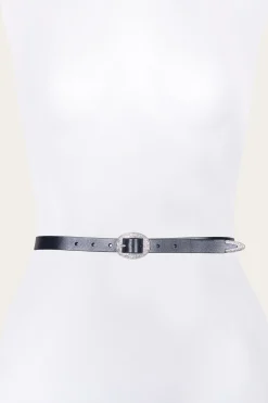 Clearance Frye 21mm Logo Western Center Bar Belt