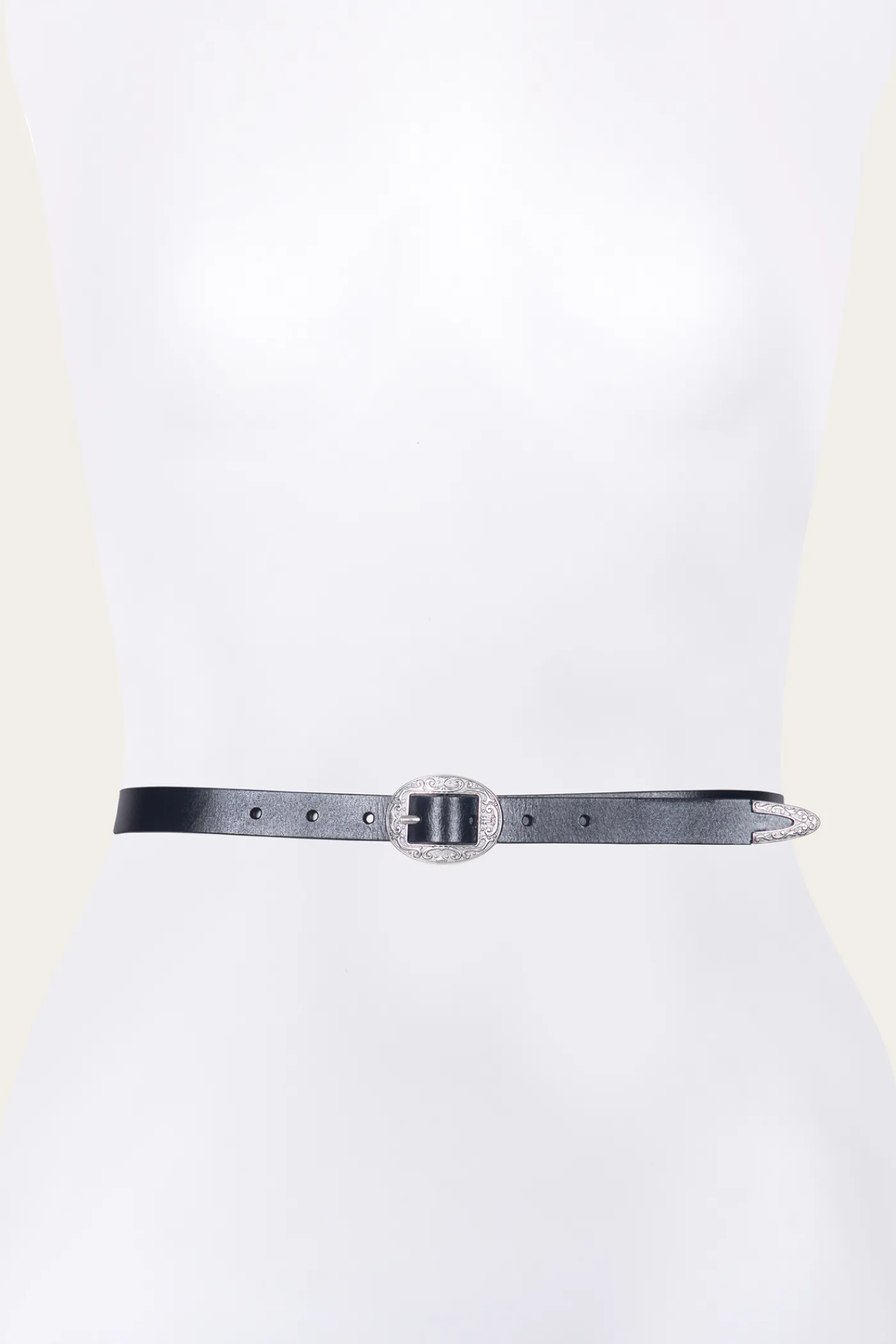Clearance Frye 21mm Logo Western Center Bar Belt