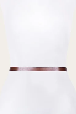 Clearance Frye 21mm Logo Western Center Bar Belt