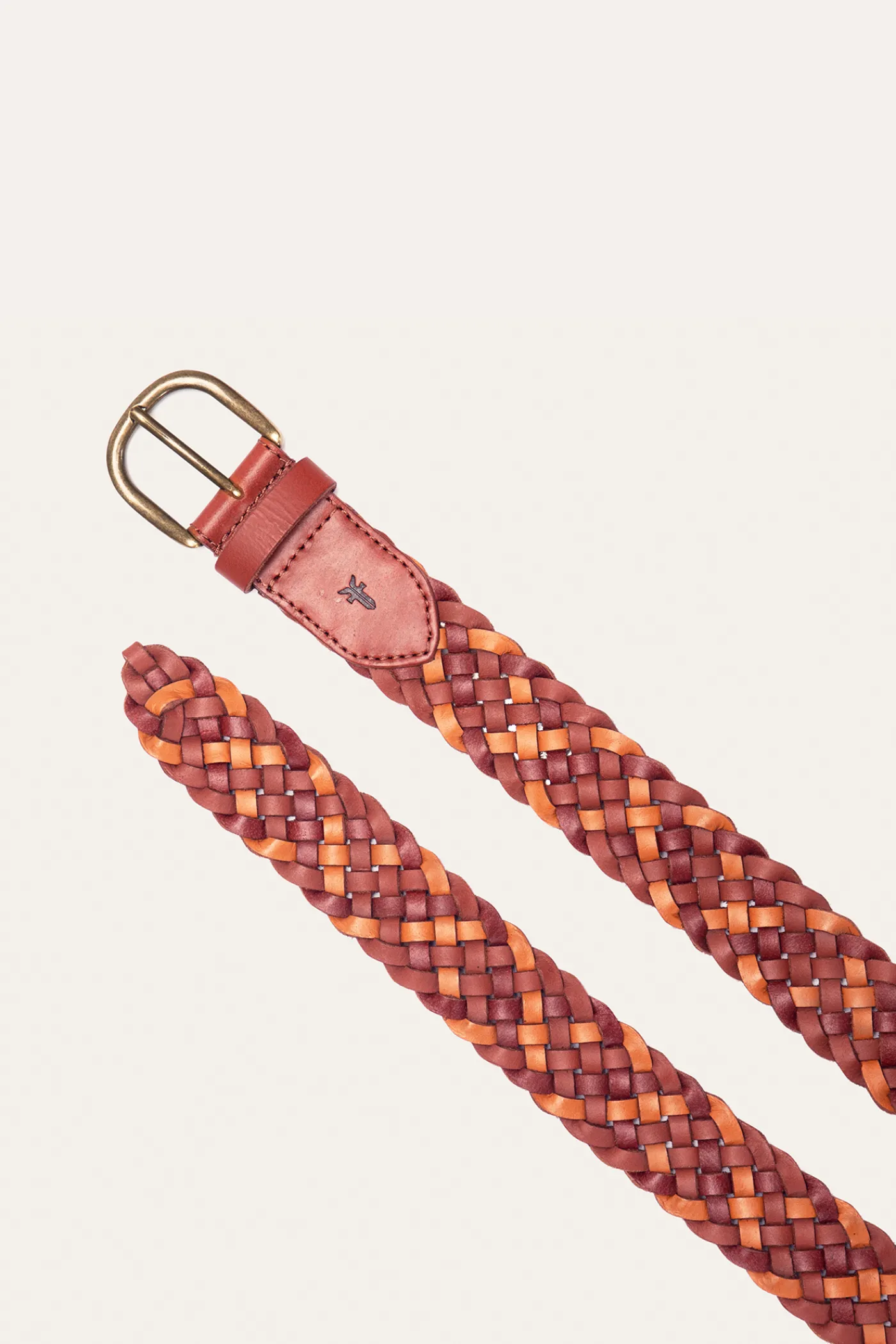 Sale Frye 35MM Tonal Woven Leather Belt