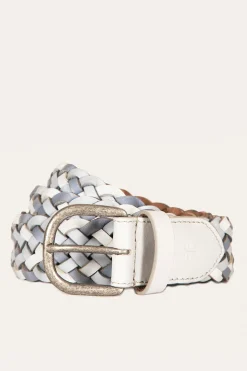 Sale Frye 35MM Tonal Woven Leather Belt