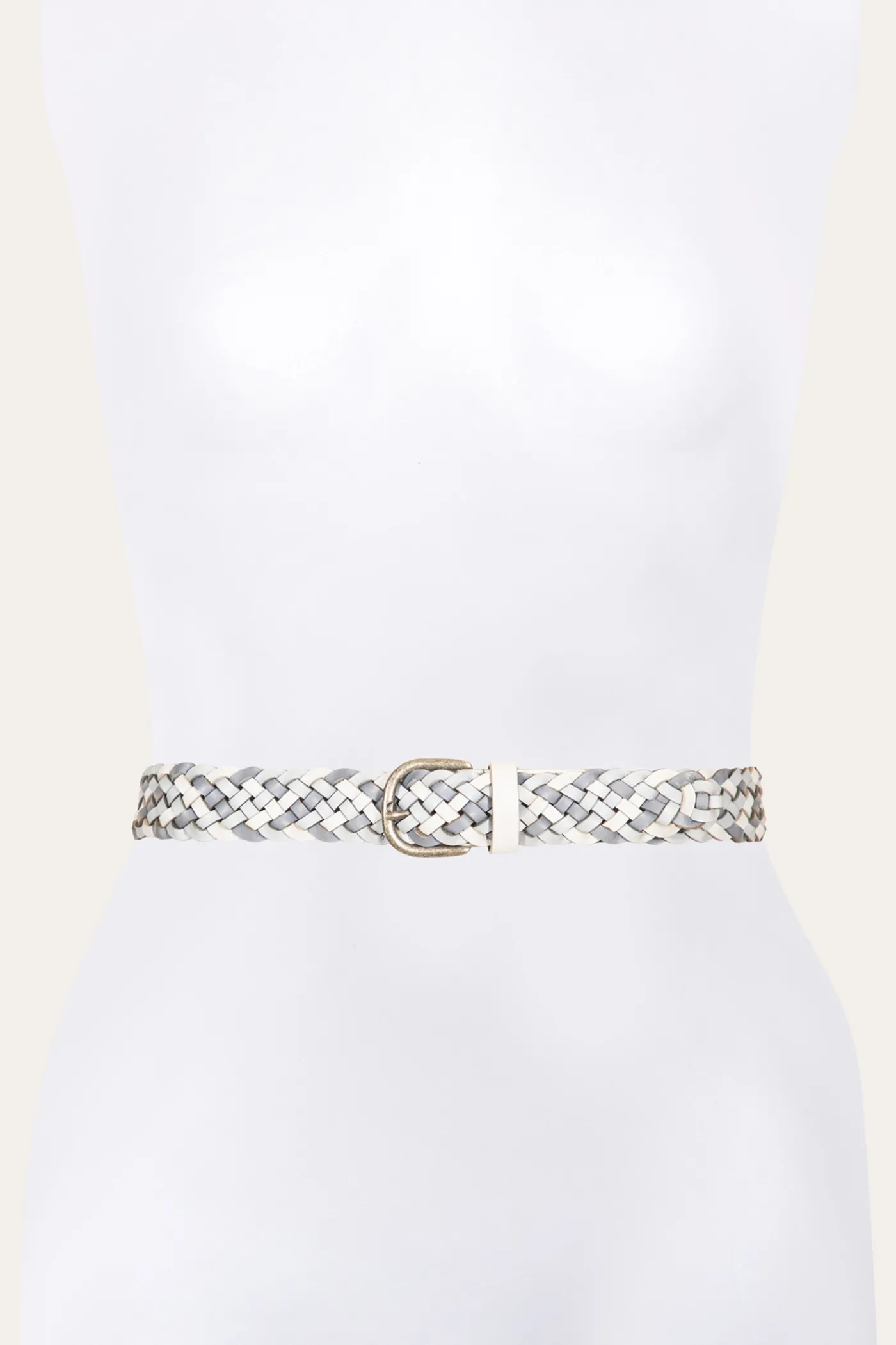 Sale Frye 35MM Tonal Woven Leather Belt