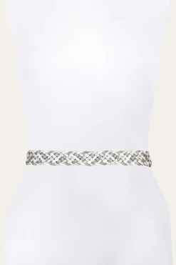 Sale Frye 35MM Tonal Woven Leather Belt