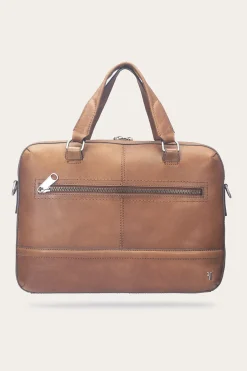 Clearance Frye Nash Briefcase Cognac