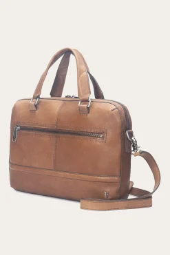 Clearance Frye Nash Briefcase Cognac