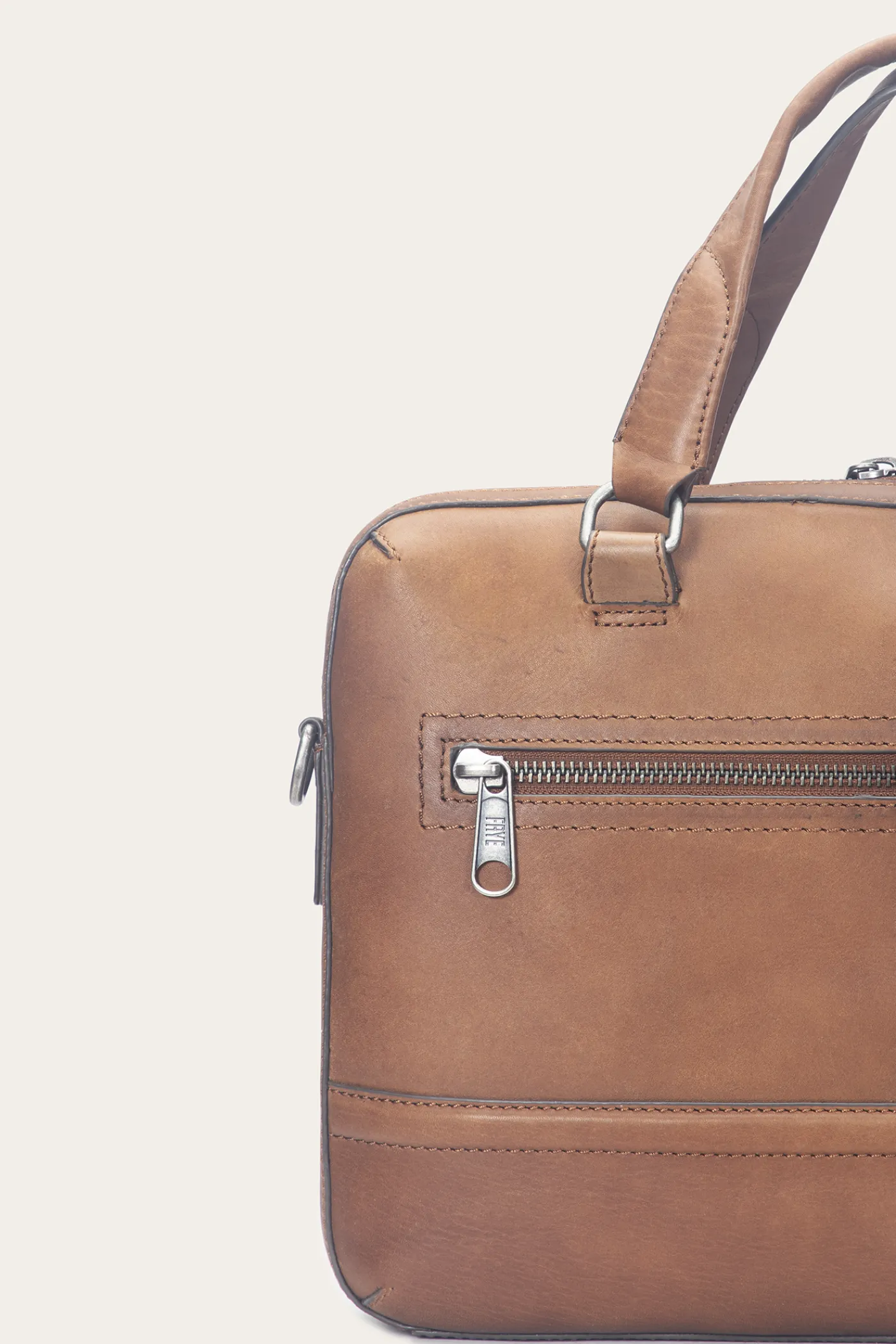 Clearance Frye Nash Briefcase Cognac