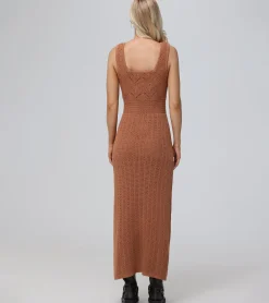 Fashion Frye Open Stitch Maxi Sweater Dress