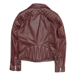 Sale Frye Oxblood Biker Jacket