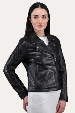 Sale Frye Oxblood Biker Jacket