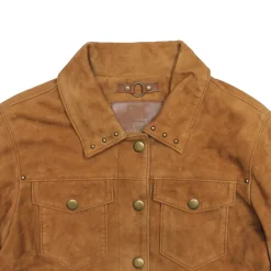 Flash Sale Frye Oxblood Fringed Jacket