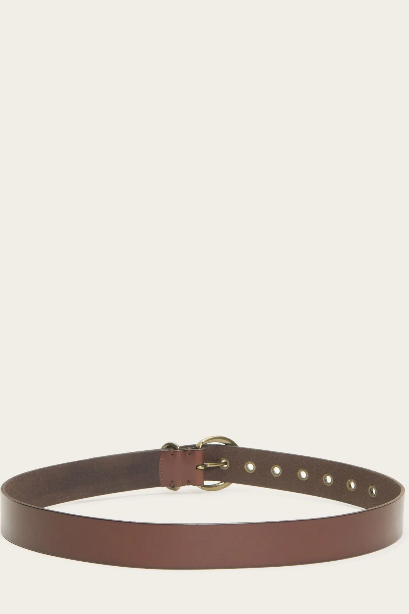 Discount Frye Ring Keeper Grommet Belt Brown
