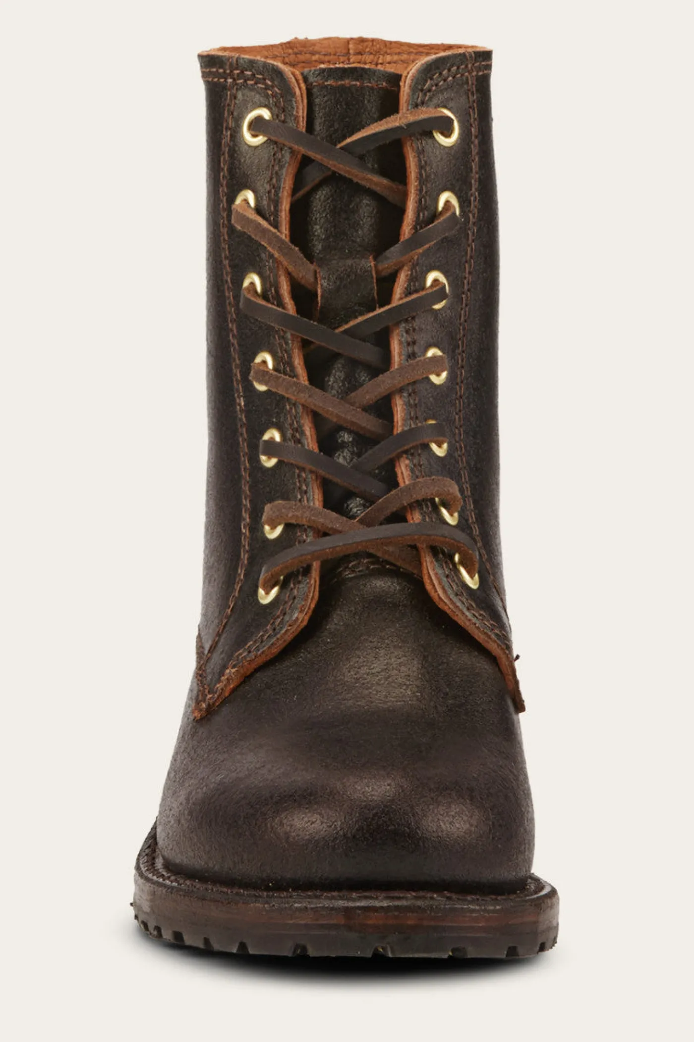 Fashion Frye Sabrina 6G Lace Up - 160Th Brown