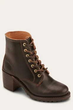 Fashion Frye Sabrina 6G Lace Up - 160Th Brown