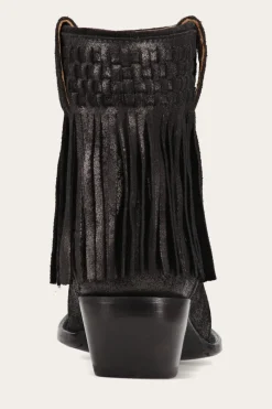 Clearance Frye Sacha Short Fringe Bootie