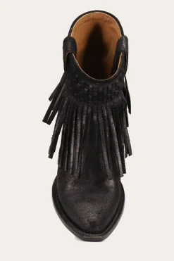 Clearance Frye Sacha Short Fringe Bootie
