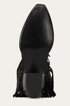 Clearance Frye Sacha Short Fringe Bootie