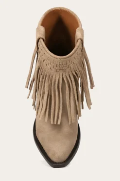 Clearance Frye Sacha Short Fringe Bootie