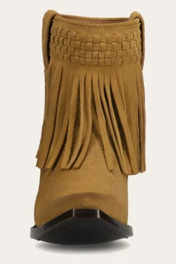 Clearance Frye Sacha Short Fringe Bootie