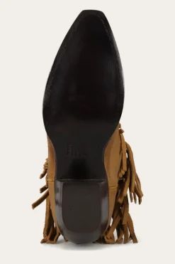 Clearance Frye Sacha Short Fringe Bootie