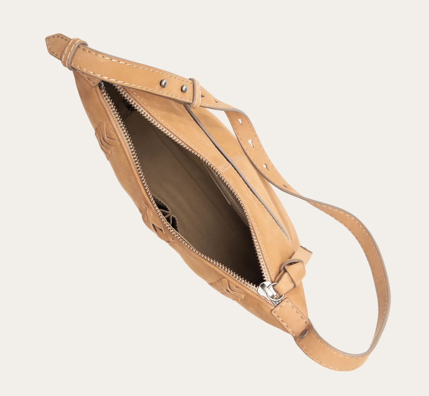 Fashion Frye Savannah Shoulder Beige