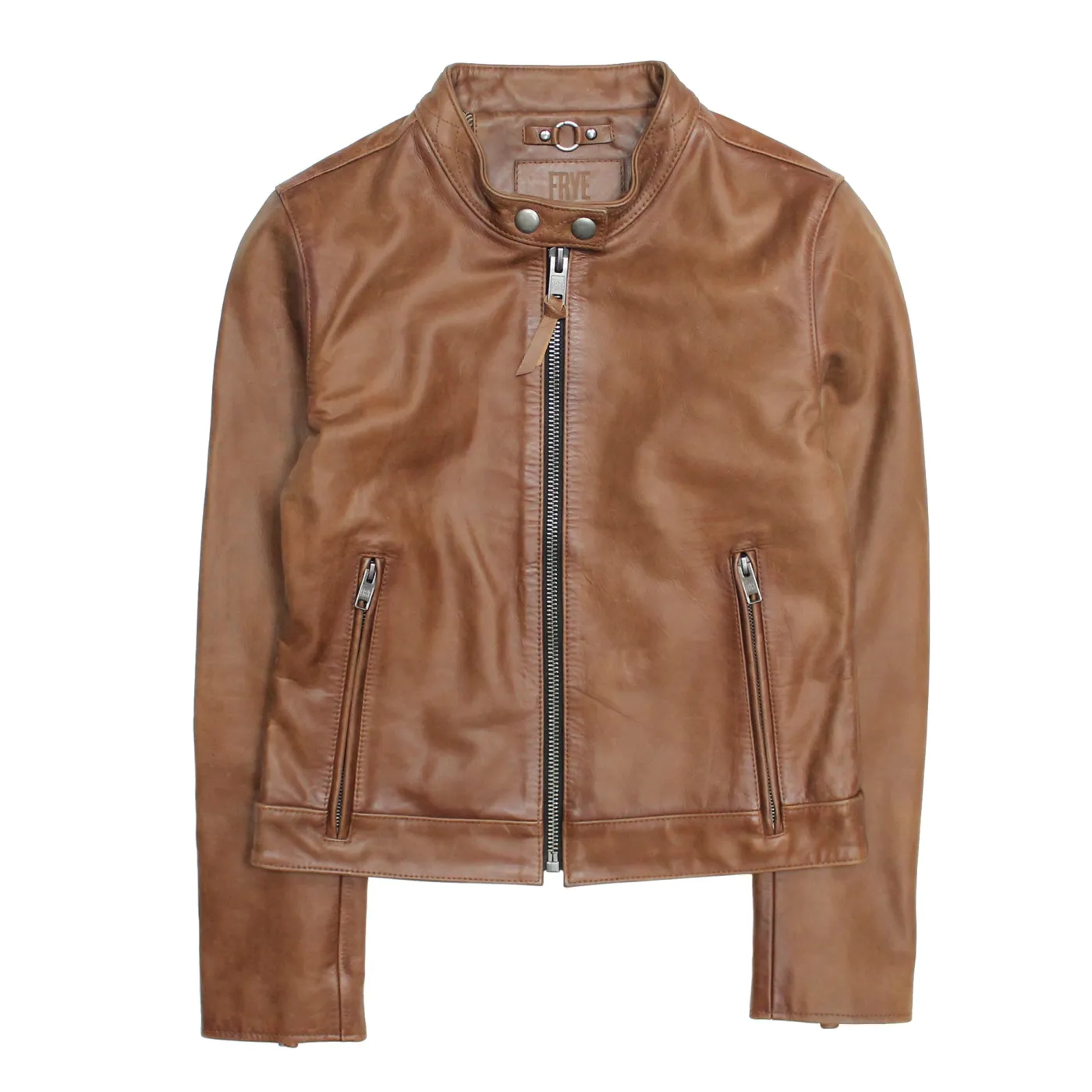 Shop Frye Tobacco Cafe Racer Jacket